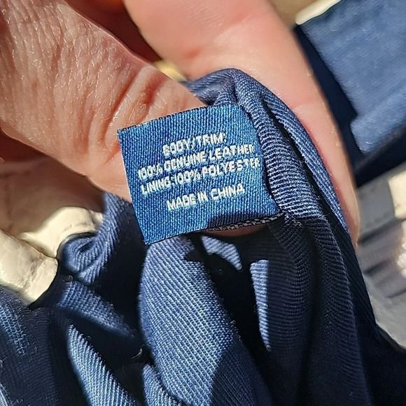 Cole Haan crossbody with fox pom - Picture 9 of 11